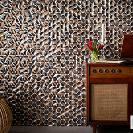 Namibia Crescent in Sunset Bronze by Lunada Bay Tile