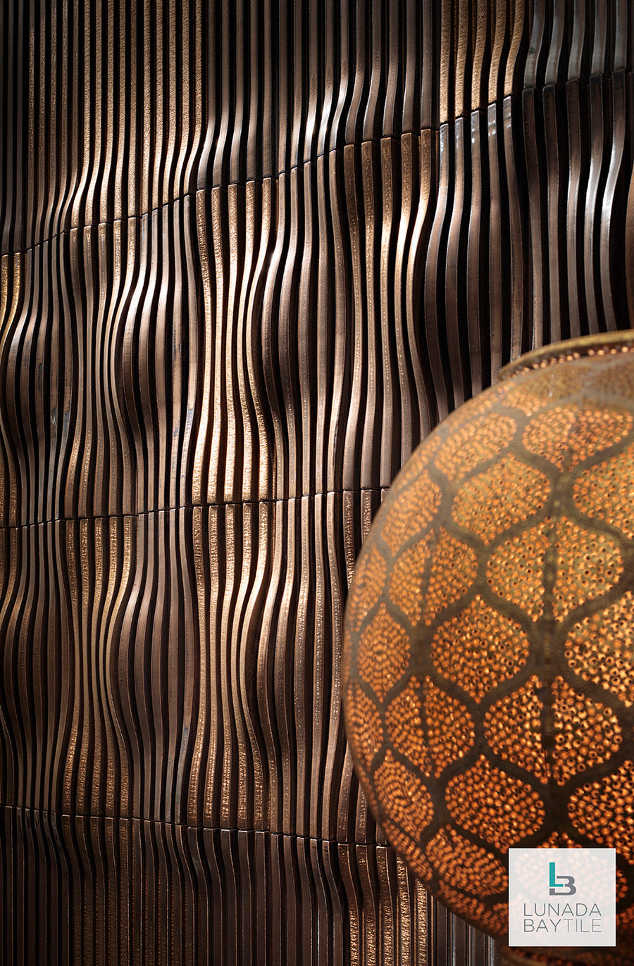 Momentum Sunset Bronze Wall by Lunada Bay Tile