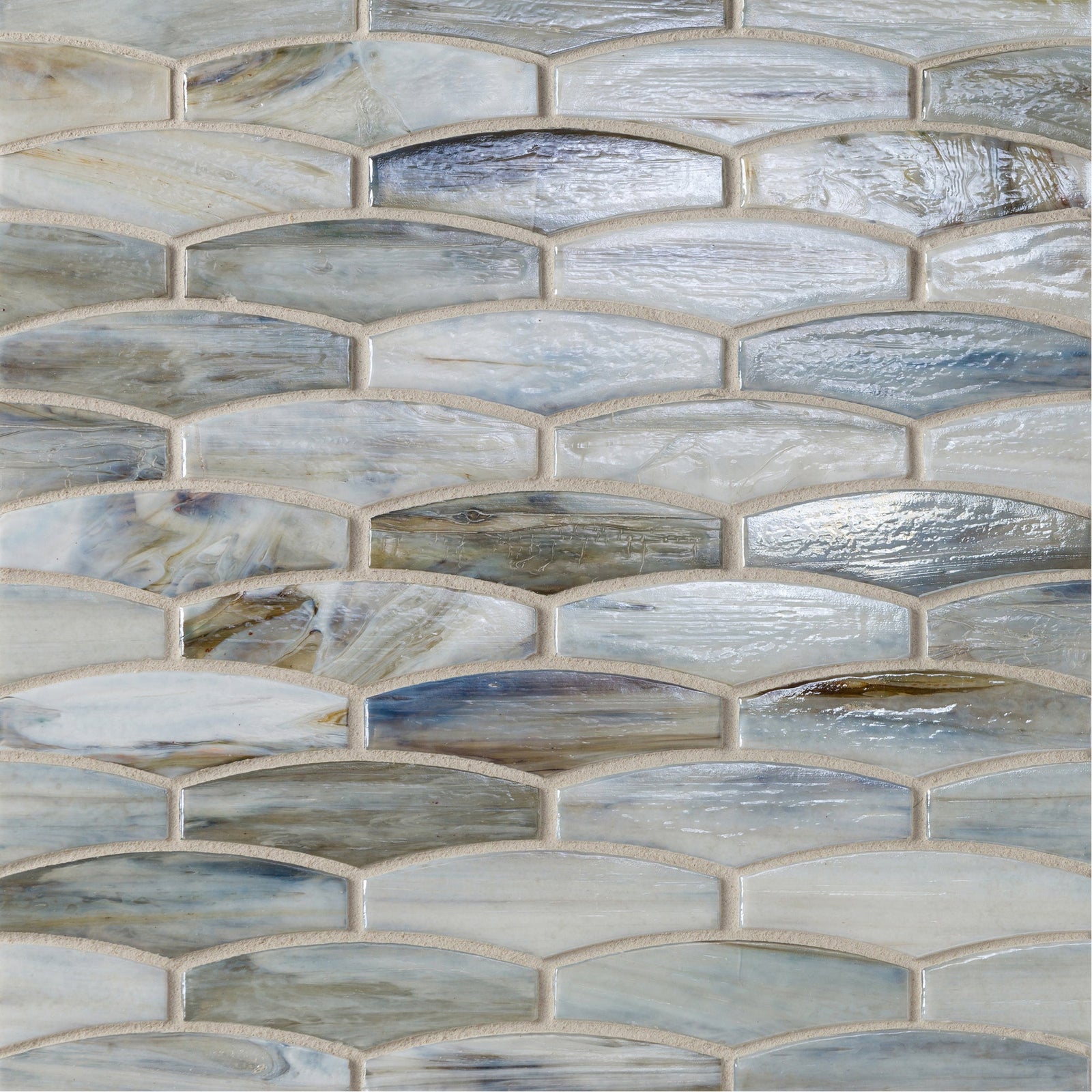 Agate Yumi glass tile by Lunada Bay Tile