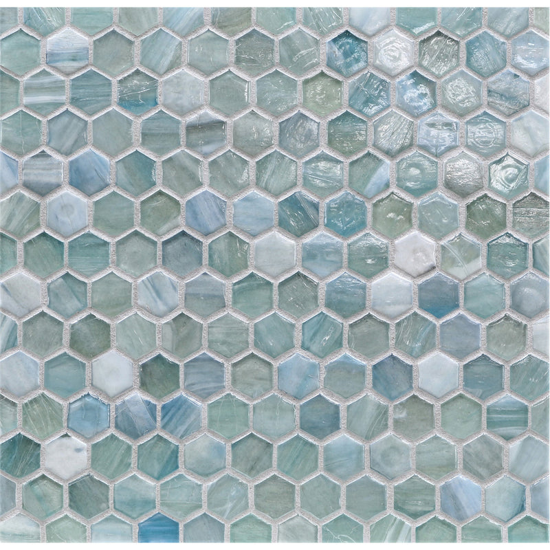 1" Hexagon - Lunada Bay Tile