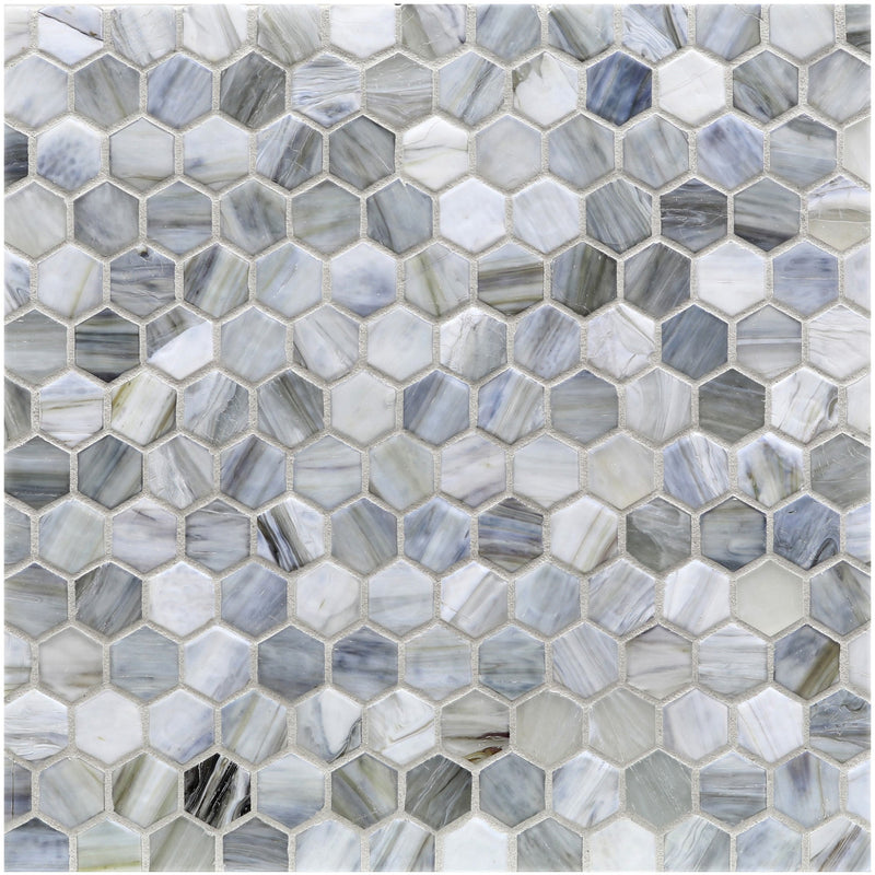 1" Hexagon - Lunada Bay Tile