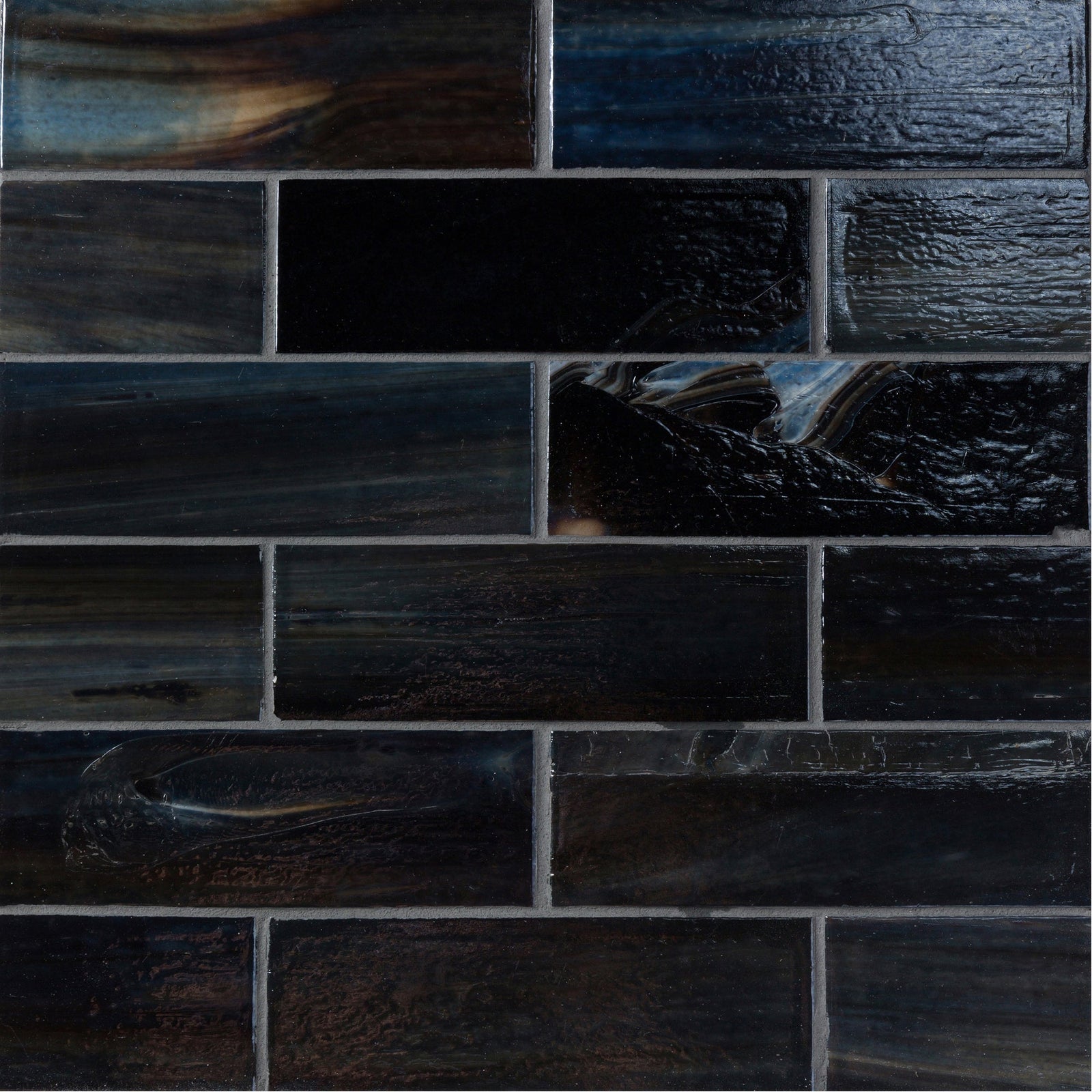 Agate 2x6 glass tile by Lunada Bay Tile
