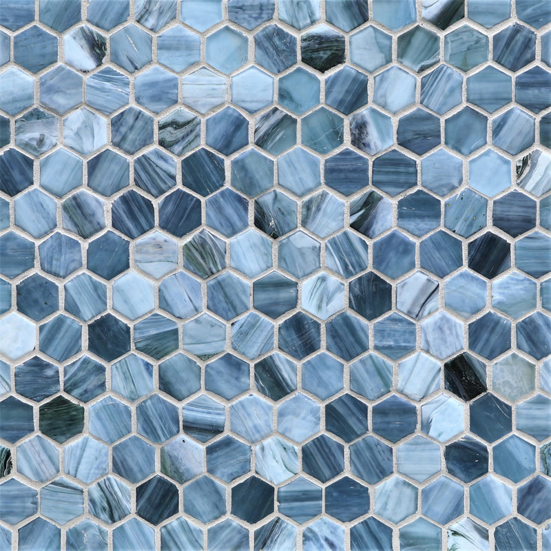 1" Hexagon - Lunada Bay Tile