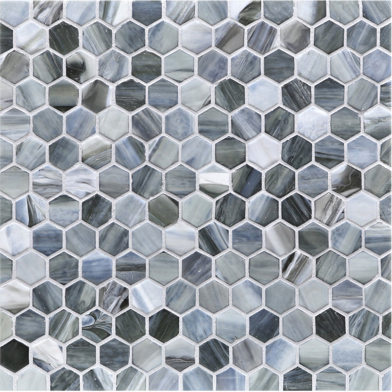 1" Hexagon - Lunada Bay Tile