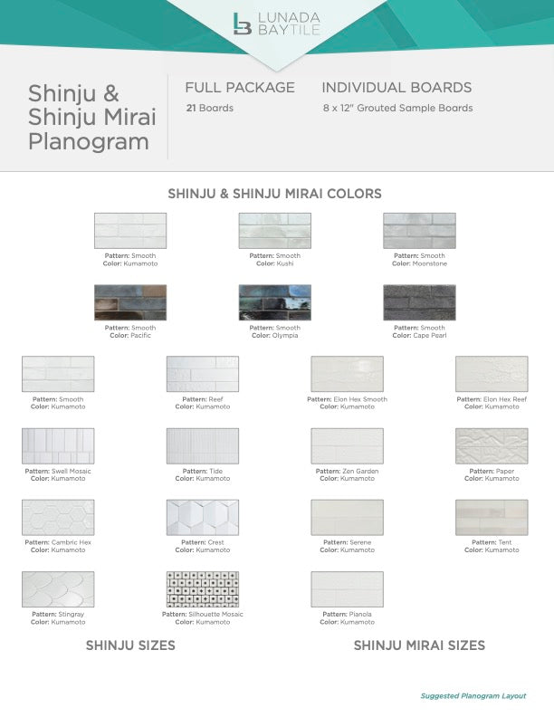 Planograms – Lunada Bay Tile