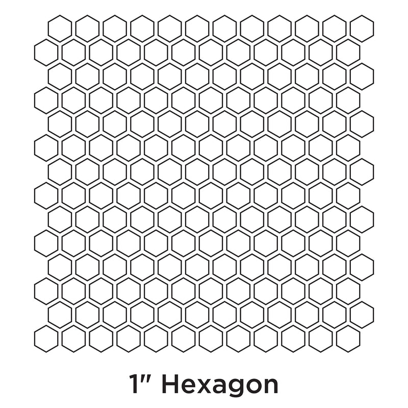 1" Hexagon | Lunada Bay Tile