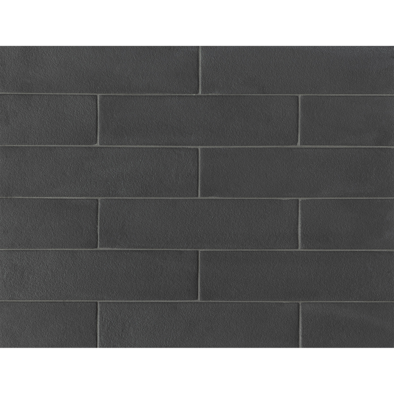 Graphite 2 ½ x 9 ½ in Black Iron  by Lunada Bay Tile
