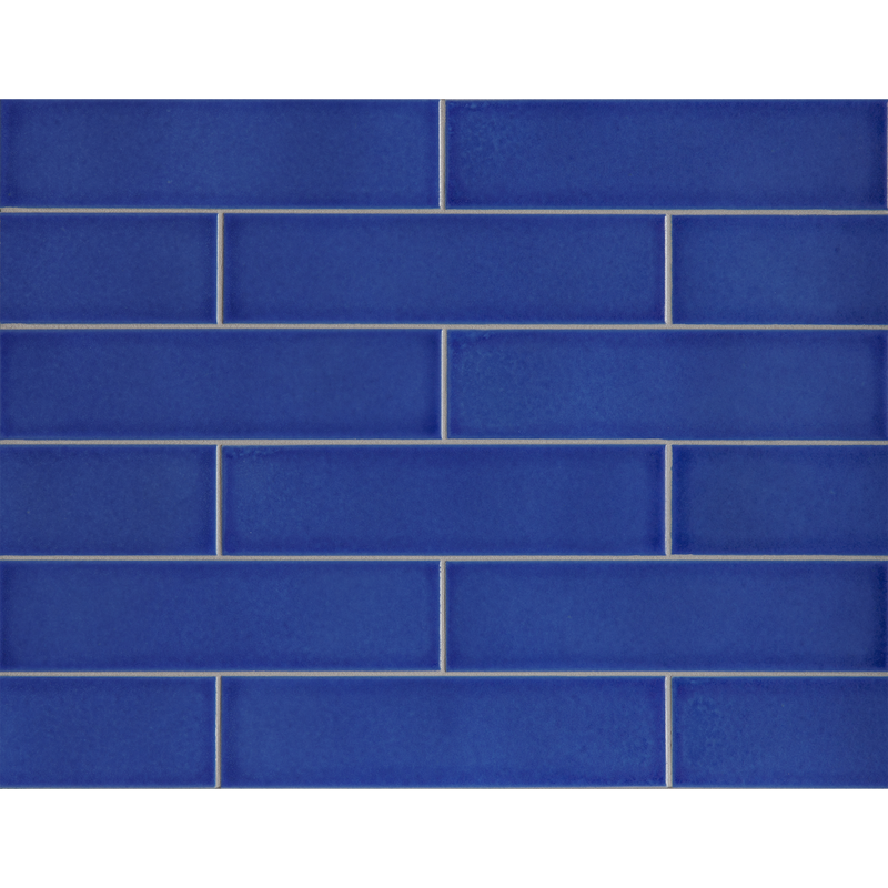 Graphite 2 ½ x 9 ½ in Klein Blue by Lunada Bay Tile
