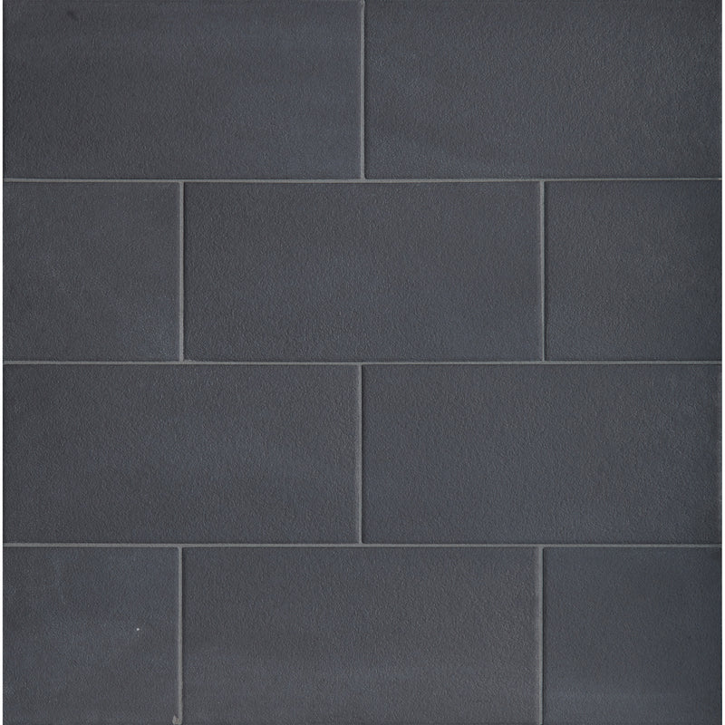 Metallic Graphite Tile Graphite 4 ¾ x 9 ½ by Lunada Bay Tile