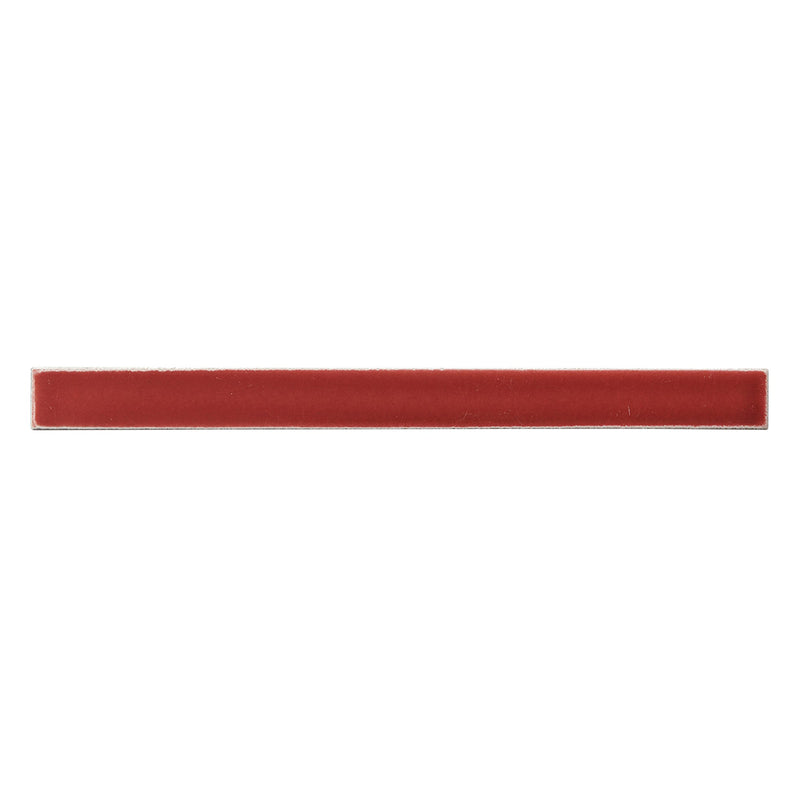 Graphite Liner in Carmine Red by Lunada Bay Tile