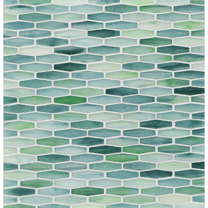 Buy Martini Mosaic Aria Series Delicate Mint Mosaic Tile